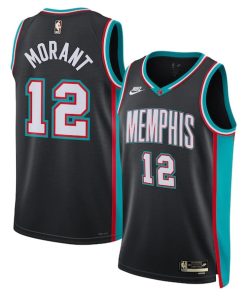 Ja Morant Memphis Grizzlies Nike Unisex  Swingman Jersey - Classic Edition - Black