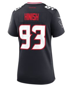 Alternative view of Kurt Hinish Houston Texans Nike Women's Team Game Jersey -  Navy
