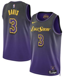 Anthony Davis Los Angeles Lakers Nike Unisex 2024/25 Swingman Player Jersey - City Edition - Purple