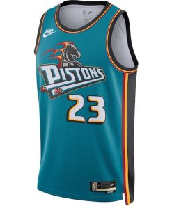 Alternative view of Jaden Ivey Detroit Pistons Nike Swingman Jersey - Classic Edition - Teal