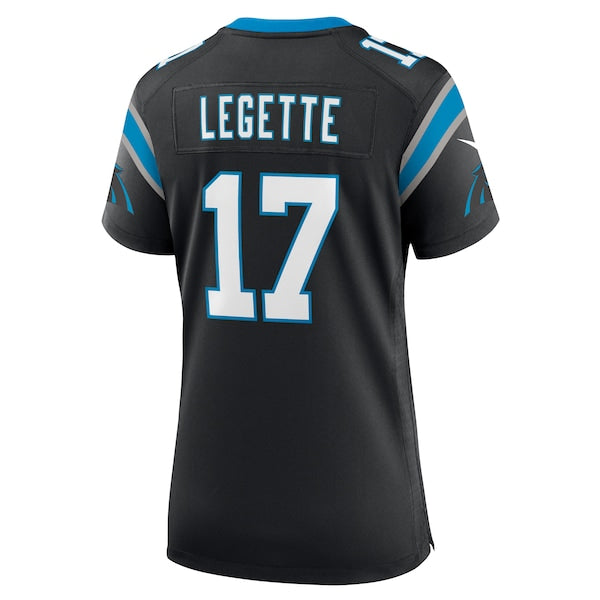 Xavier Legette Carolina Panthers Nike Women's Game Jersey - Black/Blue - Image 4