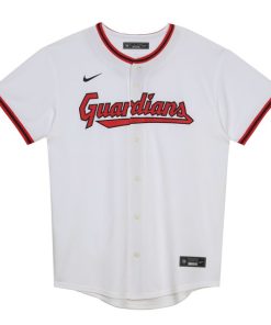 Alternative view of Jos¨¦ Ram¨ªrez Cleveland Guardians Nike Preschool Home Player Jersey - White