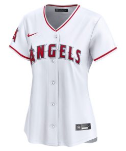 Alternative view of Los Angeles Angels Nike Women's Home Limited Jersey - White
