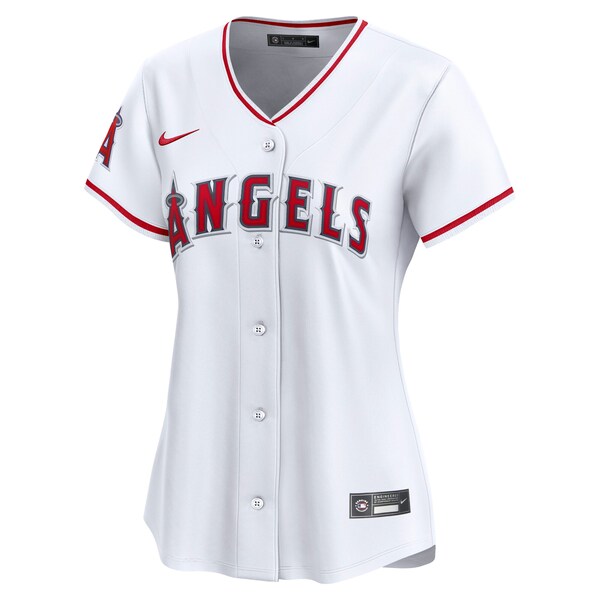 Los Angeles Angels Nike Women's Home Limited Jersey - White - Image 2