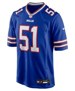Alternative view of Nelson Ceaser Buffalo Bills Nike Team Game Jersey -  Royal