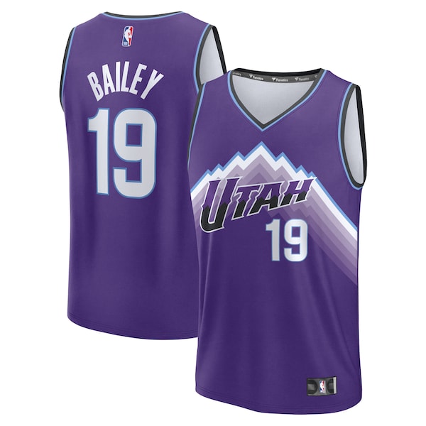 Ace Bailey Utah Jazz Fast Break Replica Jersey - Purple - Icon Edition