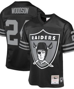 Charles Woodson Las Vegas Raiders 1998 Throwback Fashion Jersey - Black