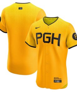 Pittsburgh Pirates Nike City Connect  Elite Jersey - Gold