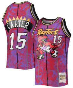 Vince Carter Toronto Raptors Hardwood Classics 1998/99 Lunar New Year Swingman Jersey - Purple