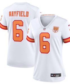 Baker Mayfield '76 Tampa Bay Buccaneers Nike Women's 50th Season Game Jersey - White