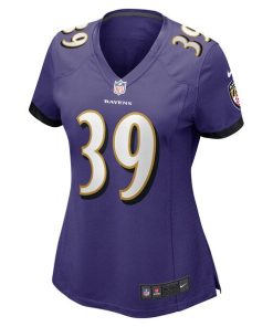 Alternative view of Duron Harmon Baltimore Ravens Nike Women's  Game Jersey -  Purple