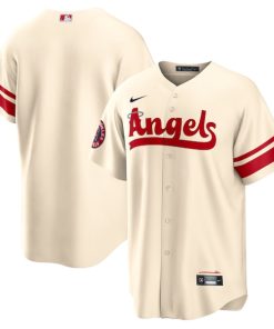 Los Angeles Angels Nike 2022 City Connect Replica Team Jersey - Cream