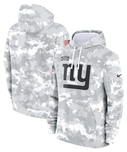 New York Giants Nike 2024 Salute to Service Club Fleece Pullover Hoodie - Arctic Camo
