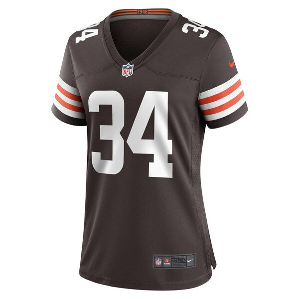 Jerome Ford Cleveland Browns Nike Women's Game Player Jersey - Brown - Image 2