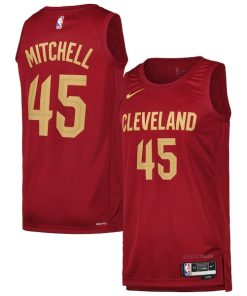 Donovan Mitchell Cleveland Cavaliers Nike Swingman Player Jersey - Icon Edition - Wine