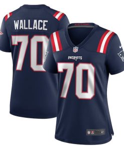 Caedan Wallace New England Patriots Nike Women's  Game Jersey -  Navy