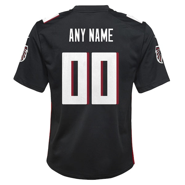 Atlanta Falcons Nike Youth Custom Game Jersey - Black - Image 3