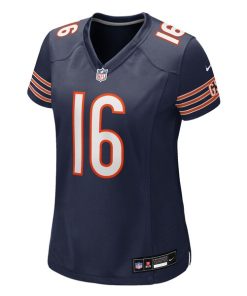Alternative view of Jake Moody Chicago Bears Nike Women's Team Game Jersey -  Navy