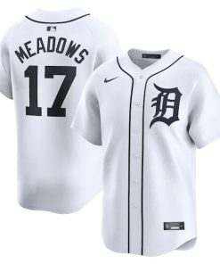 Austin Meadows Detroit Tigers Nike Home Limited Player Jersey - White