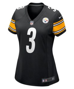 Alternative view of Russell Wilson Pittsburgh Steelers Nike Women's  Game Jersey?¨C Black