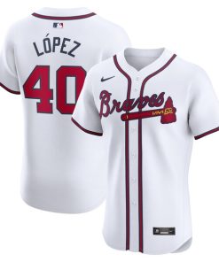 Reynaldo Lopez Atlanta Braves Nike Home Elite Player Jersey - White