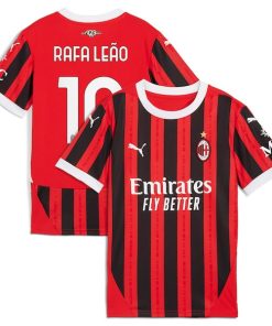 Rafael Le?o AC Milan Puma 2024/25 Home Replica Player Jersey - Red