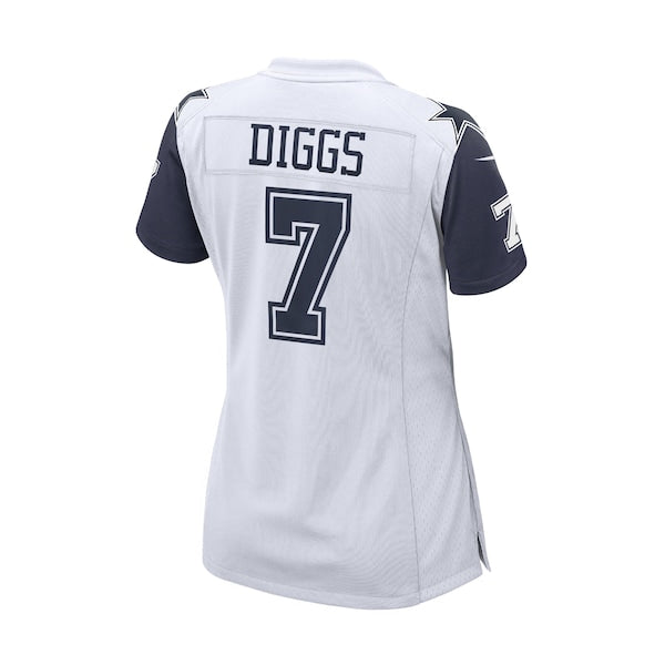 Trevon Diggs Dallas Cowboys Nike Women's Team Game Jersey - White - Image 3
