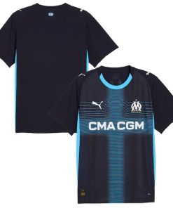 Alternative view of Olympique Marseille Puma 2025/26 Replica Away Jersey - Navy/White