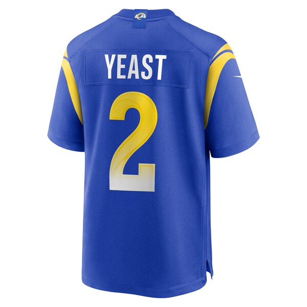 Russ Yeast Los Angeles Rams Nike Home Game Jersey - Royal - Image 3