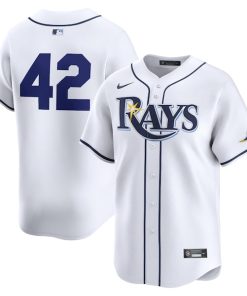 Tampa Bay Rays Nike 2024 Jackie Robinson Day Home Limited Jersey?¨C White