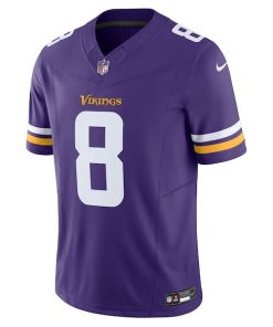 Alternative view of Kirk Cousins Minnesota Vikings Nike Vapor F.U.S.E. Limited Jersey - Purple