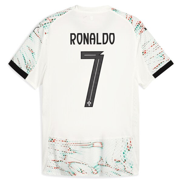 Cristiano Ronaldo Portugal National Team Puma 2025 Away Authentic Jersey - White - Image 3