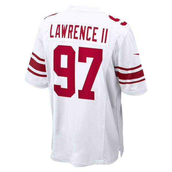 Dexter Lawrence II New York Giants Nike Game Player Jersey - White/Royal - Image 4
