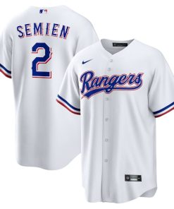 Marcus Semien Texas Rangers Nike Youth Home Replica Player Jersey - White