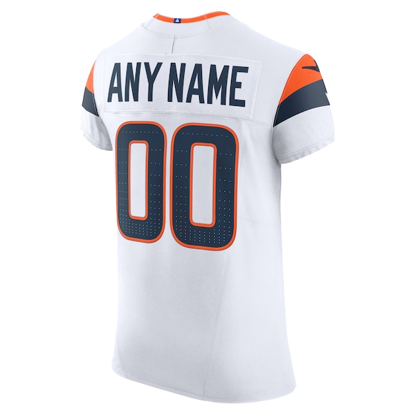 Denver Broncos Nike Vapor F.U.S.E. Elite Custom Jersey - White - Image 3