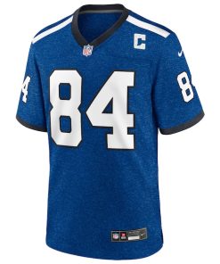 Alternative view of Tyler Warren Indianapolis Colts Nike Alternate 2 Indiana Nights Game Jersey -  Heather Royal