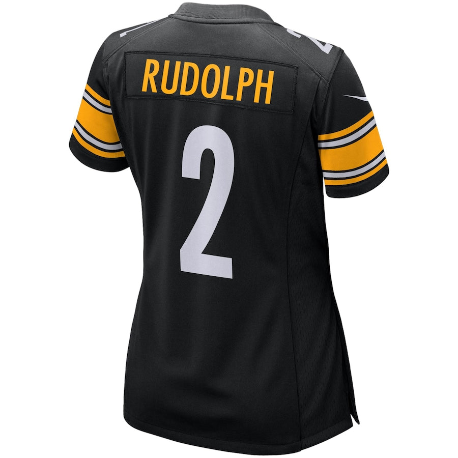 Mason Rudolph Pittsburgh Steelers Nike Women's Game Jersey - Black - Image 3