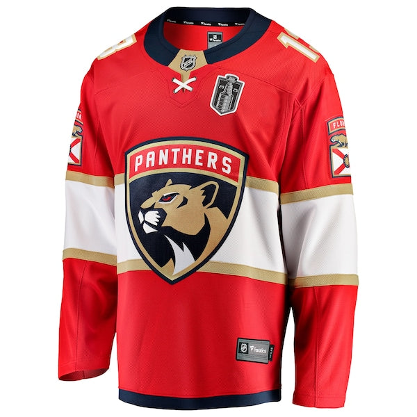 Sam Reinhart Florida Panthers 2025 Stanley Cup Final Home Breakaway Player Jersey - Red - Image 2