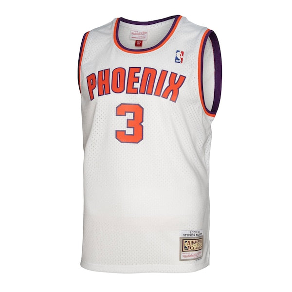 Stephon Marbury Phoenix Suns 2001/02 Hardwood Classics Swingman Jersey - White - Image 2