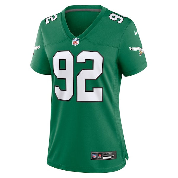 Reggie White Philadelphia Eagles Nike Women's Alternate Game Jersey - Kelly Green - Image 2