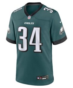 Alternative view of Isaiah Rodgers Philadelphia Eagles Nike Team Game Jersey - Midnight Green