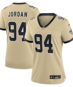 Cameron Jordan New Orleans Saints Nike Women's Gameday Golds Alternate Game Player Jersey - Gold