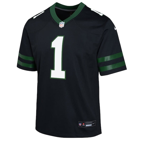 Ahmad Sauce Gardner New York Jets Nike Youth Alternate Game Jersey - Legacy Black/Green/White - Image 3