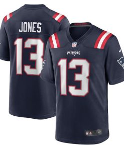 Jack Jones New England Patriots Nike Game Player Jersey - Navy/White