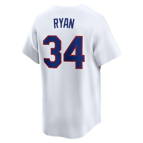 Nolan Ryan Texas Rangers Nike Throwback Cooperstown Collection Limited Jersey - White - Image 3