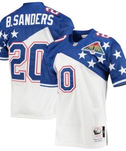 Barry Sanders NFC 1994 Pro Bowl Authentic Jersey - White/Blue