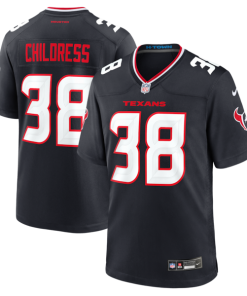 Zion Childress Houston Texans Nike Team Game Jersey -  Navy