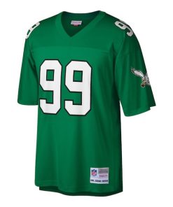 Alternative view of Jerome Brown Philadelphia Eagles Big & Tall 1990 Retired Player Replica Jersey - Kelly Green