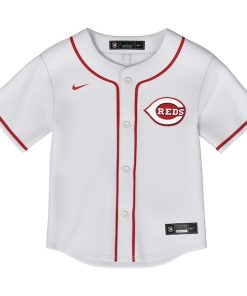 Alternative view of Elly De La Cruz Cincinnati Reds Nike Toddler Replica 2.0 Player Jersey - White