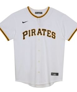 Alternative view of Paul Skenes Pittsburgh Pirates Nike Preschool Home Replica Player Jersey - White